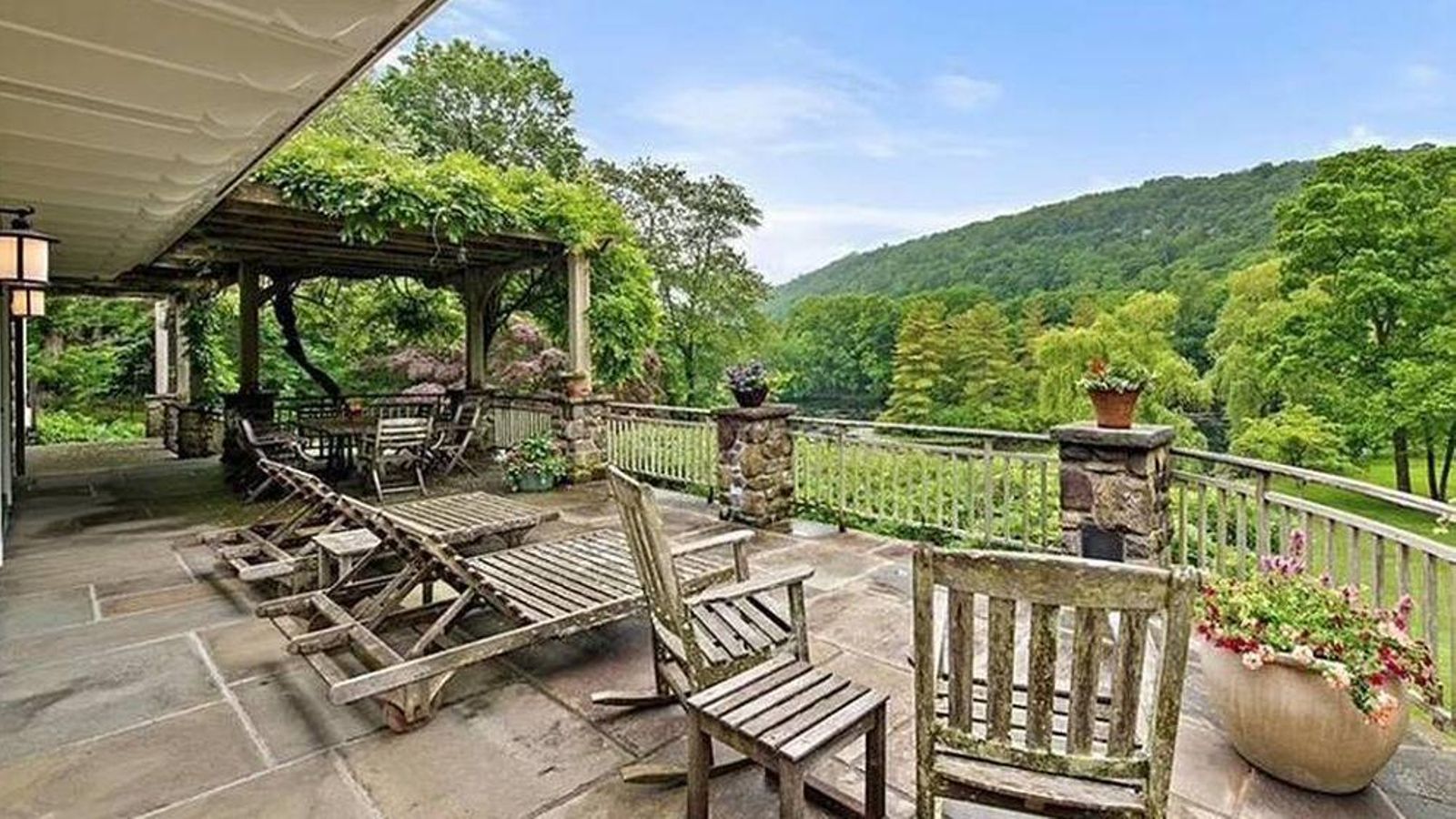 Vista desde la casa.