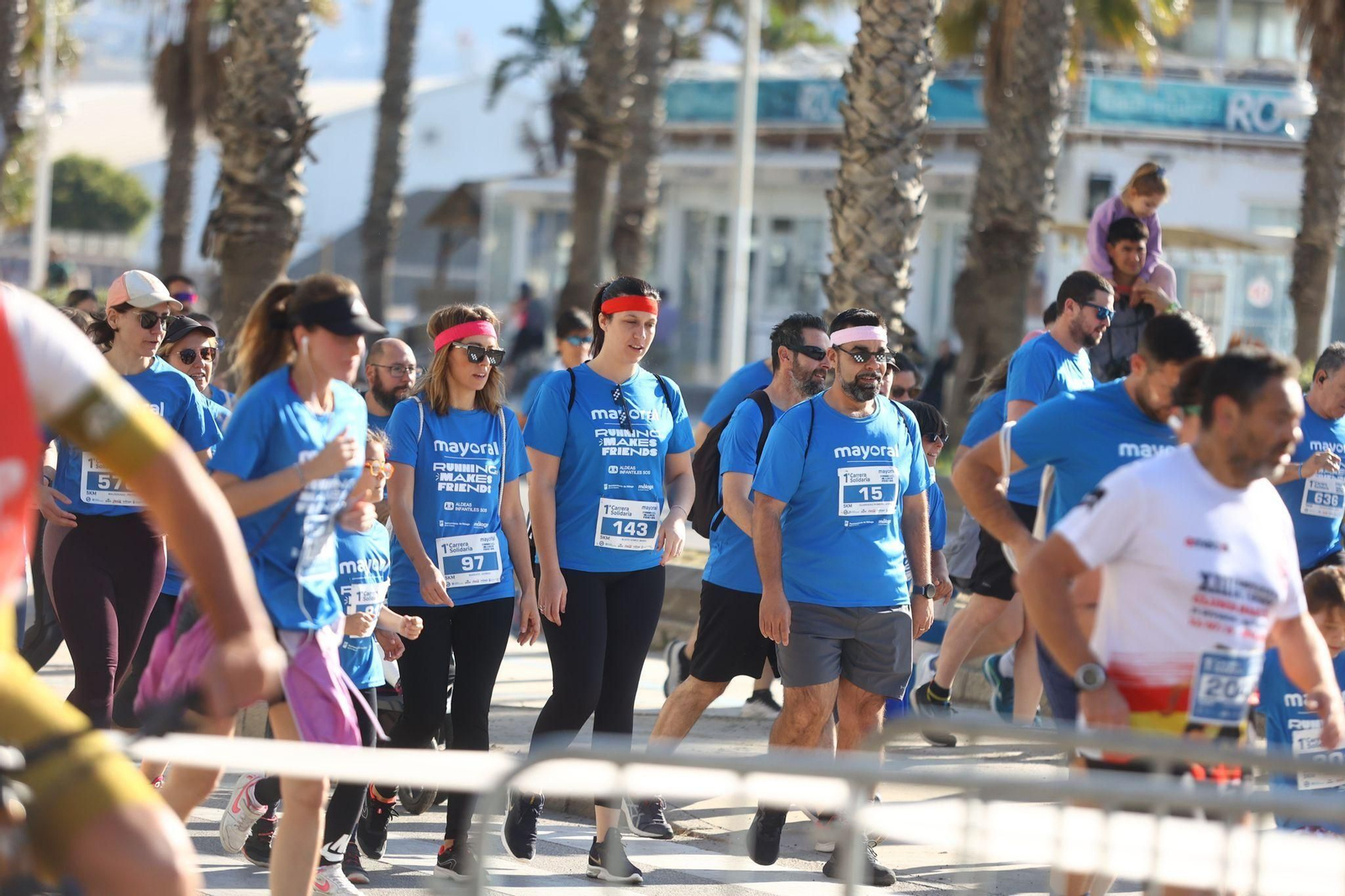 Las mejores fotos de la I Carrera Solidaria Mayoral de Málaga