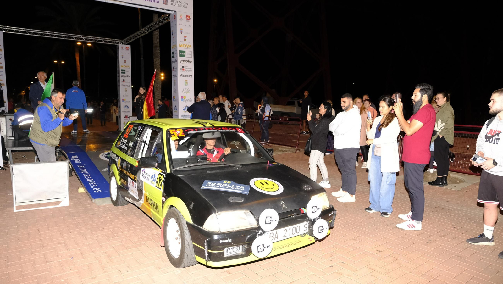 La salida de la 50 edición del Rallye Costa de Almería, en imágenes