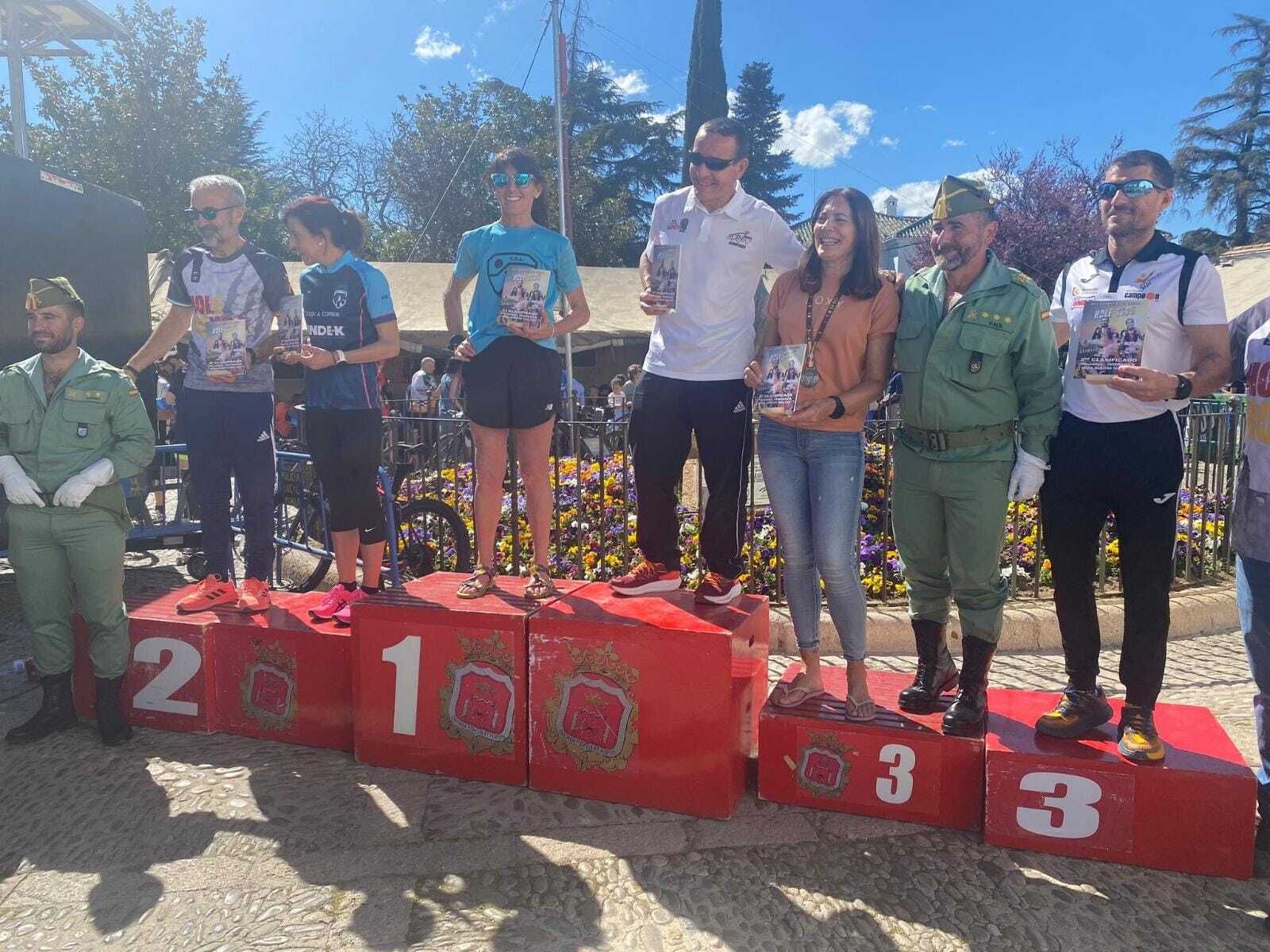 Marisa Pitarch, en lo más alto del podio de su categoría.