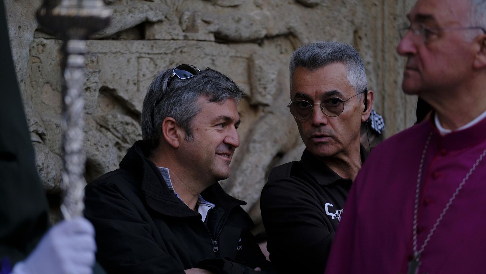 Estudiantes en la Semana Santa de Almería 2025