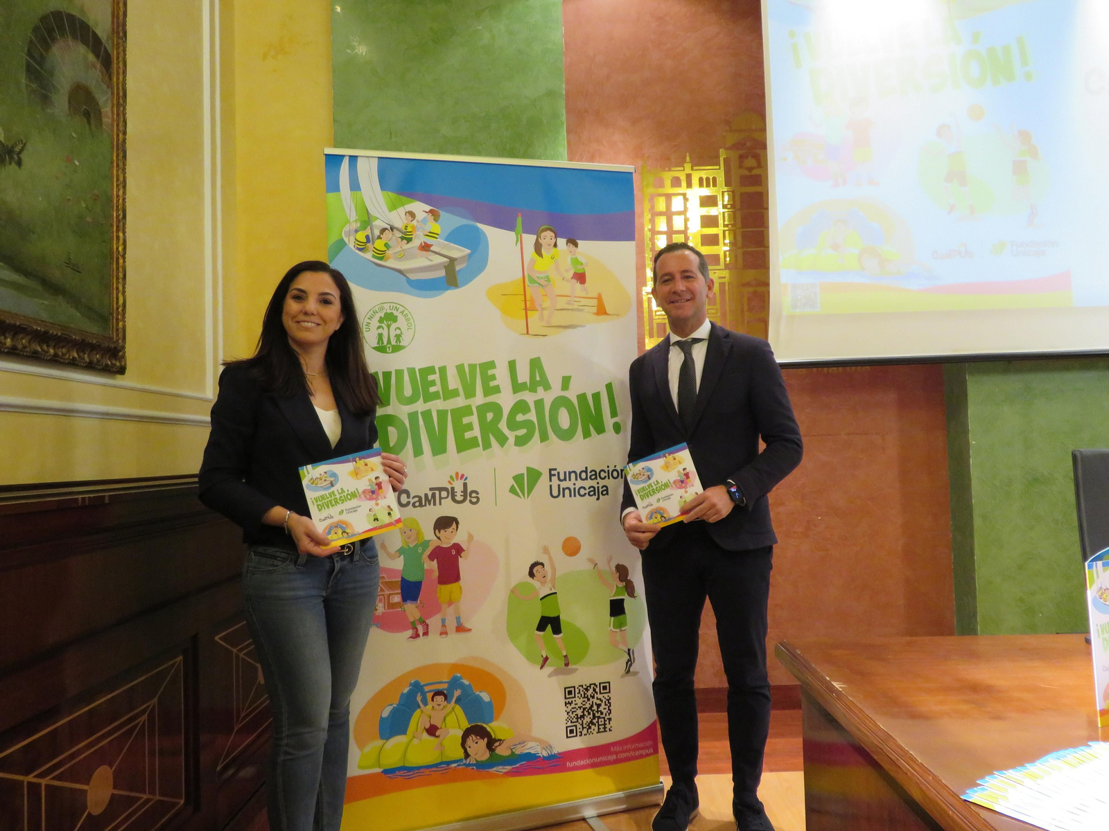 Cristina Rico junto a Manuel Dorado