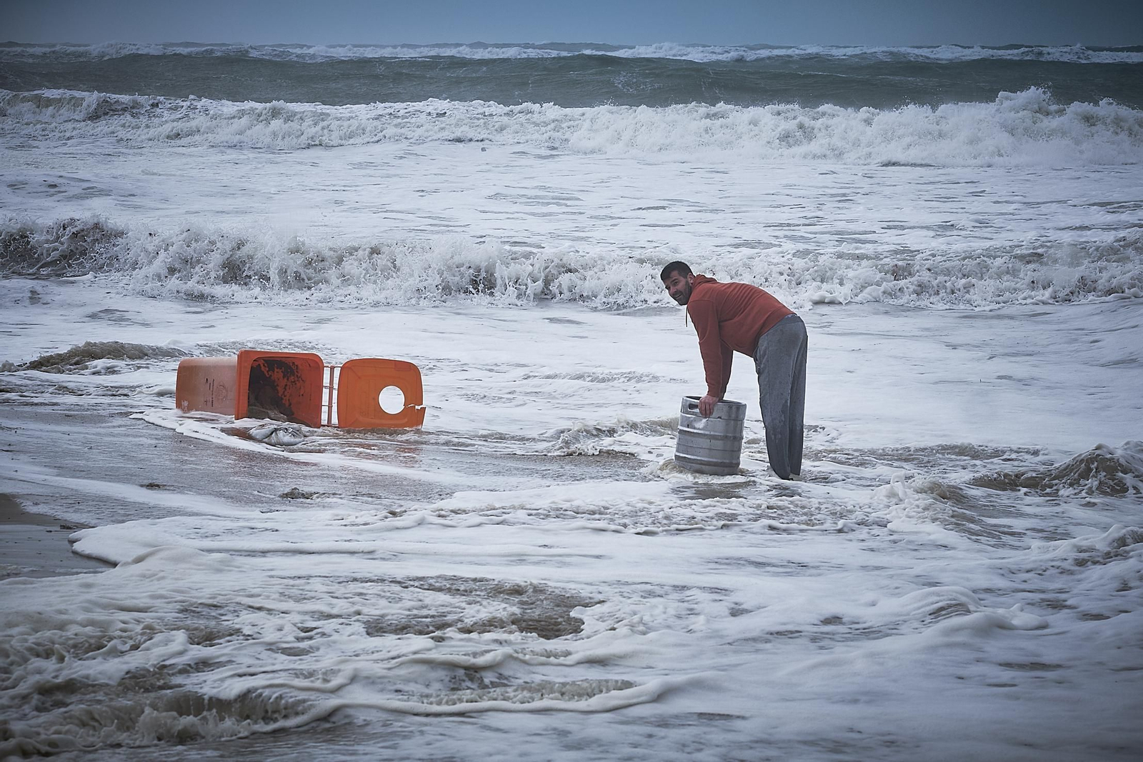 Efectos del temporal en Cádiz