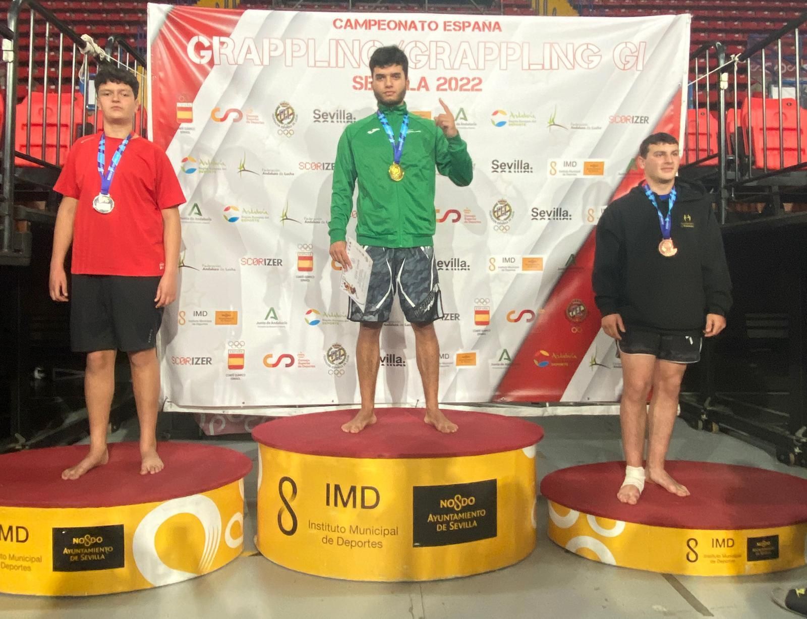 Uno de los podios con presencia gaditana.