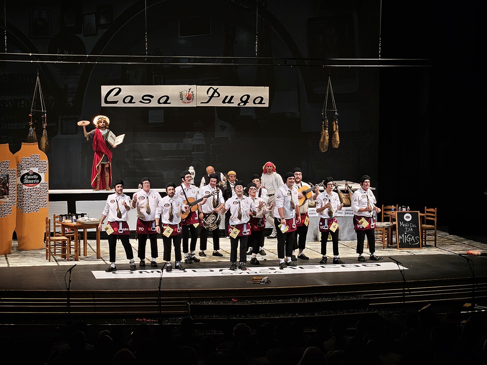 ‘Anca el lugar más rico del mundo’, ambientada en Casa Puga, ganó en murgas.