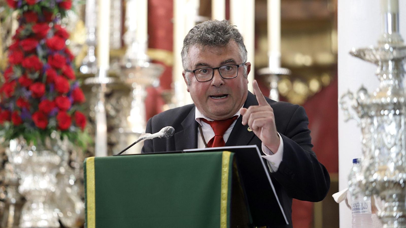 José Antonio Vieira durante su intervención literaria.