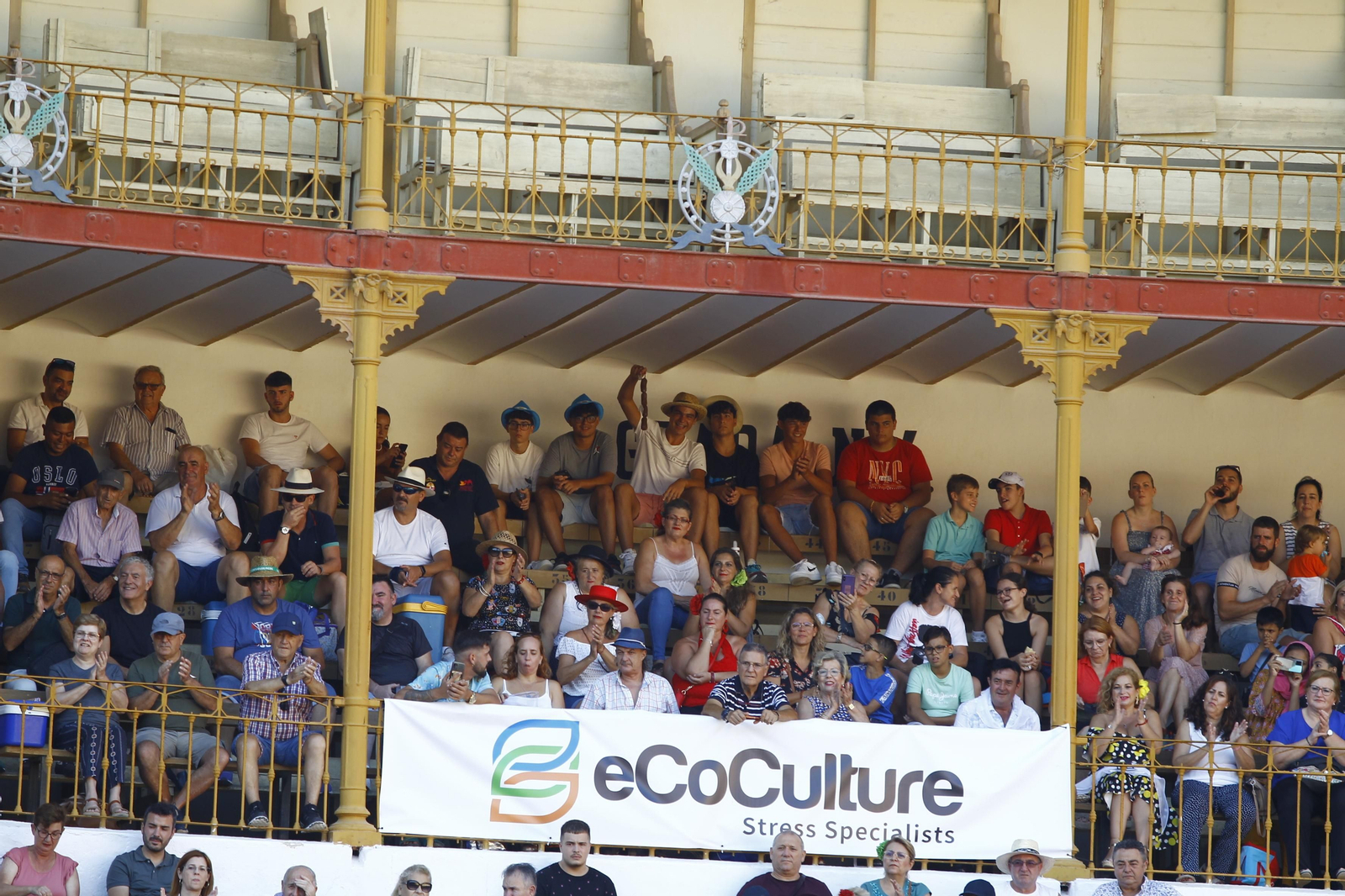 Imágenes del ambiente en la novillada organizada por la Escuela Taurina de Almería