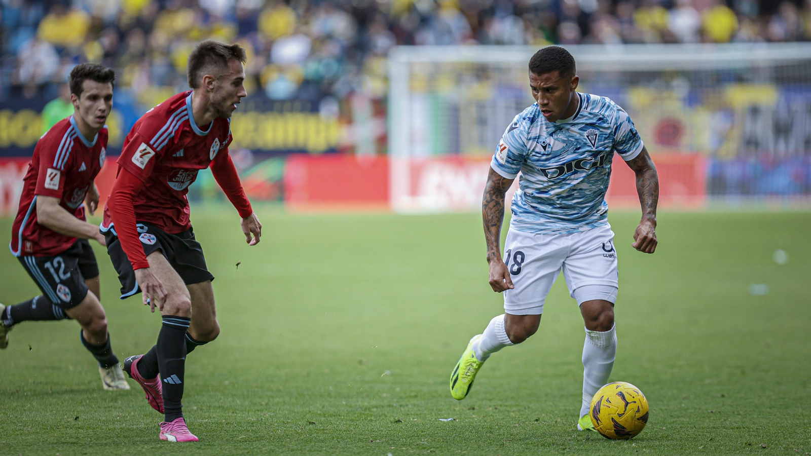 Partido de fútbol Cádiz CF - RC Celta.