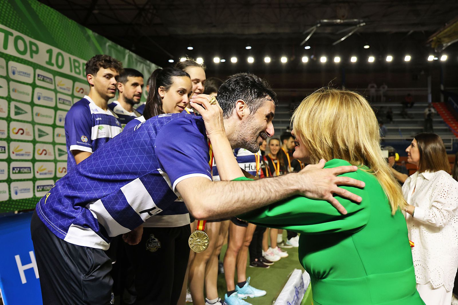 Imágenes de la final de liga de bádminton entre el IES La Orden y La RInconada