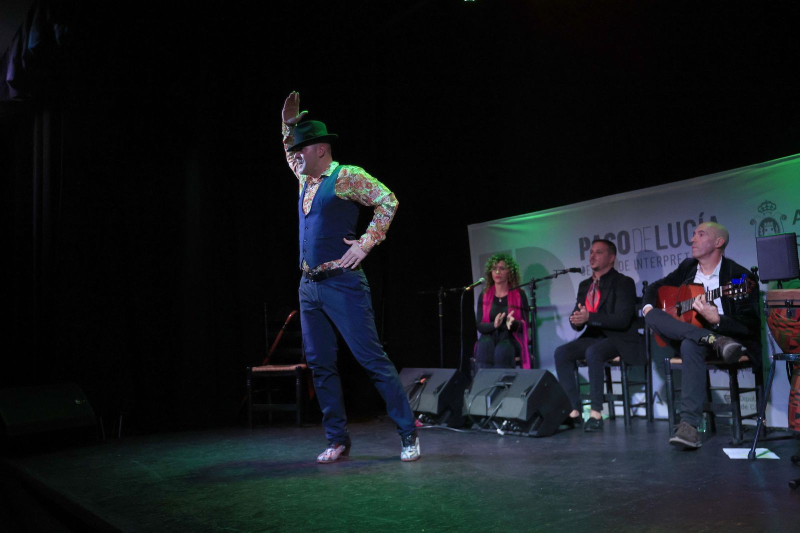 Fotos del espectáculo "Mi sentir flamenco" de David Lozano en el Centro Paco de Lucía de Algeciras