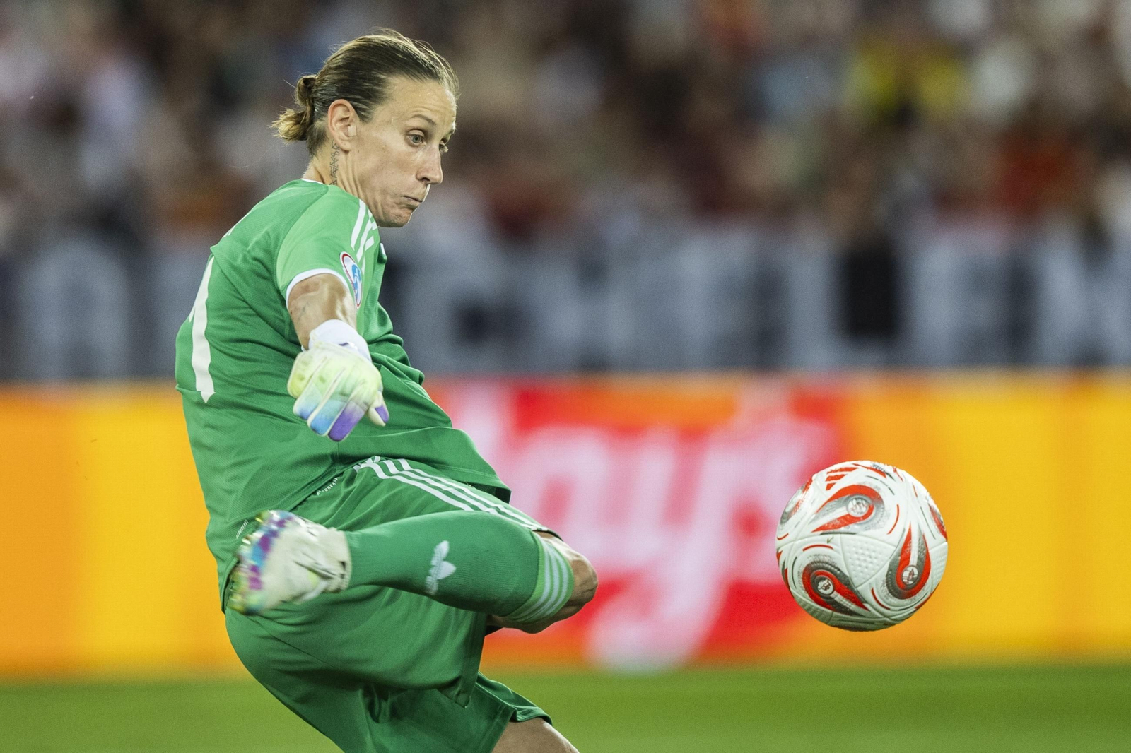 Las mejores imágenes de la semifinal Alemania-España de la Eurocopa femenina