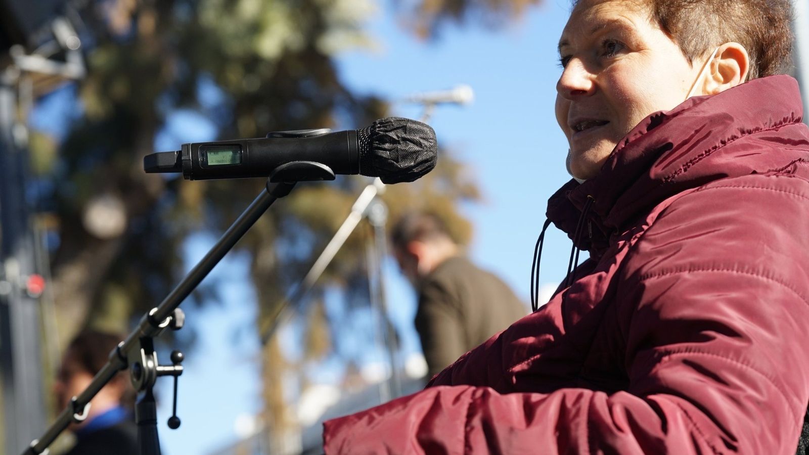 Toñi Moreno, de Acoda durante su intervención.