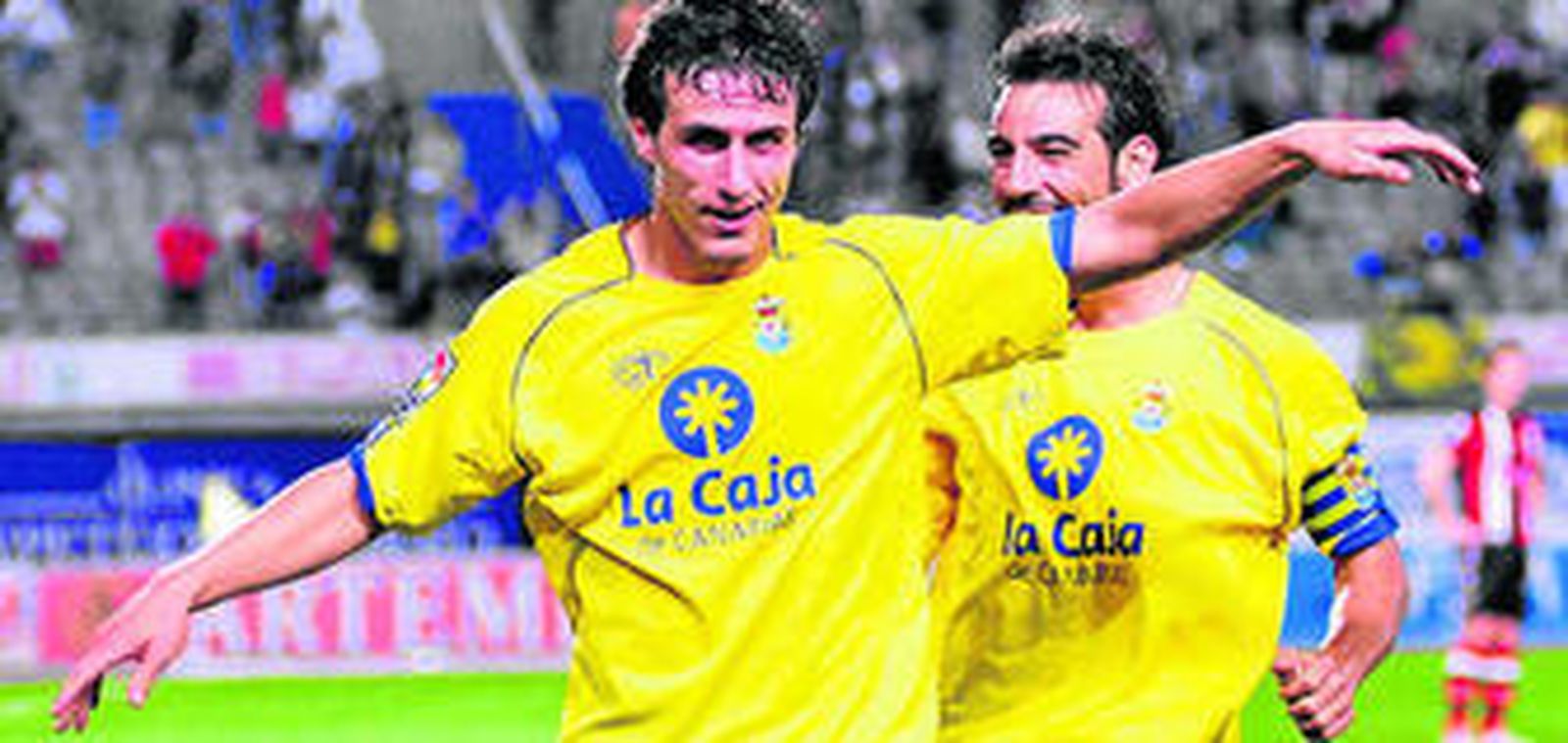 Christian y el baile que lo hizo popular cuando militaba en Las Palmas.