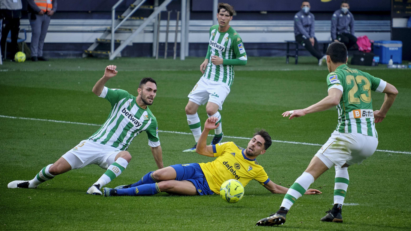 Partido Cádiz CF - Real Betis. Partido Cádiz CF - Real Betis.