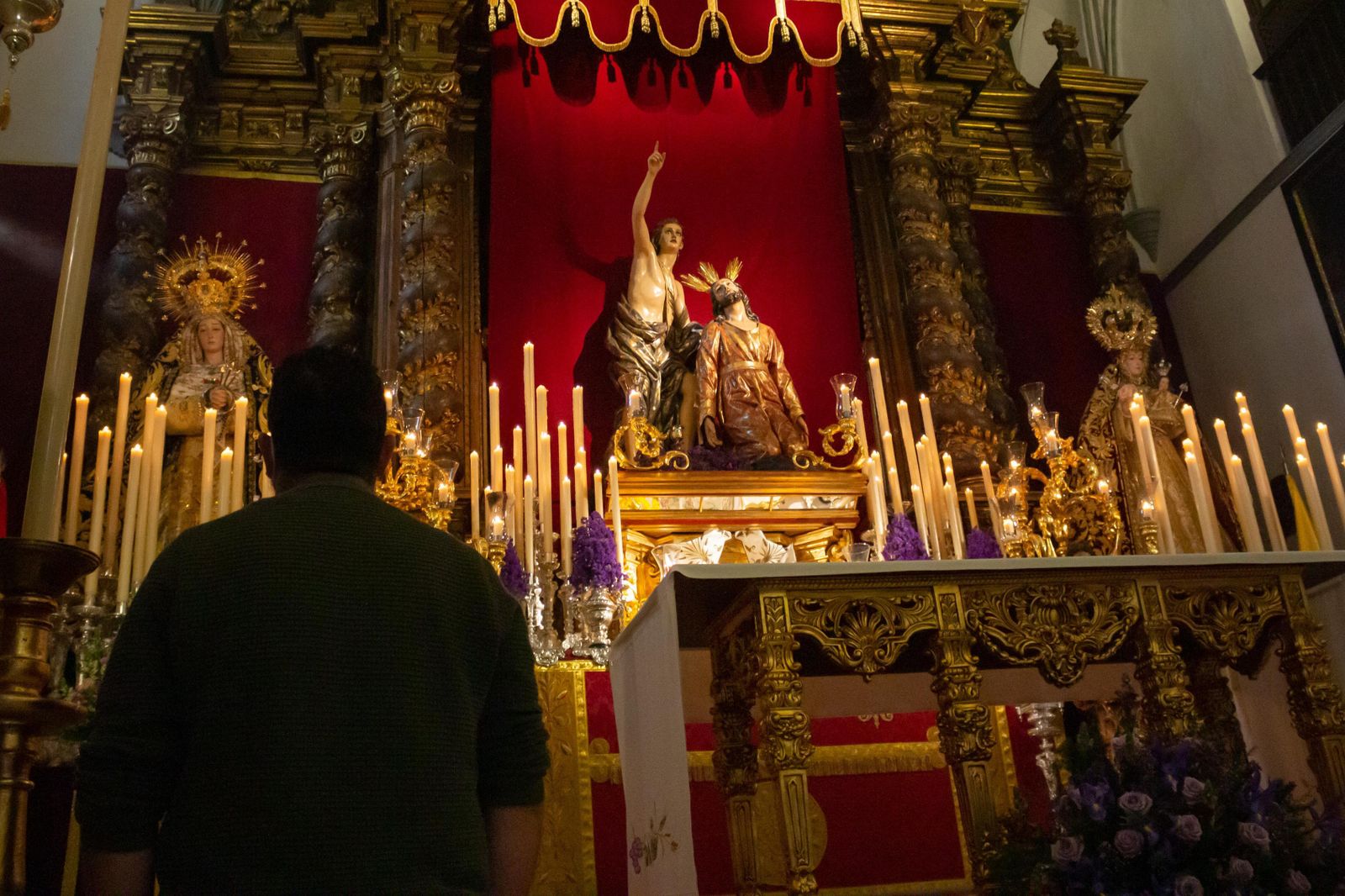 Imágenes de la hermandad del Huerto en las Comendadoras