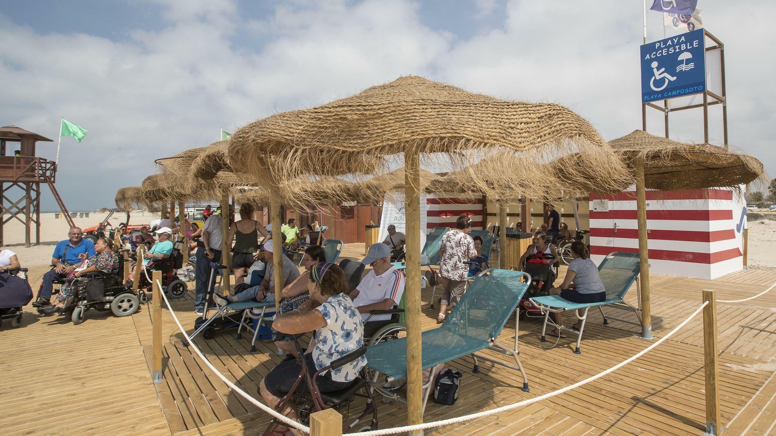 Acceso 5 Estrellas, para personas con movilidad reducida.