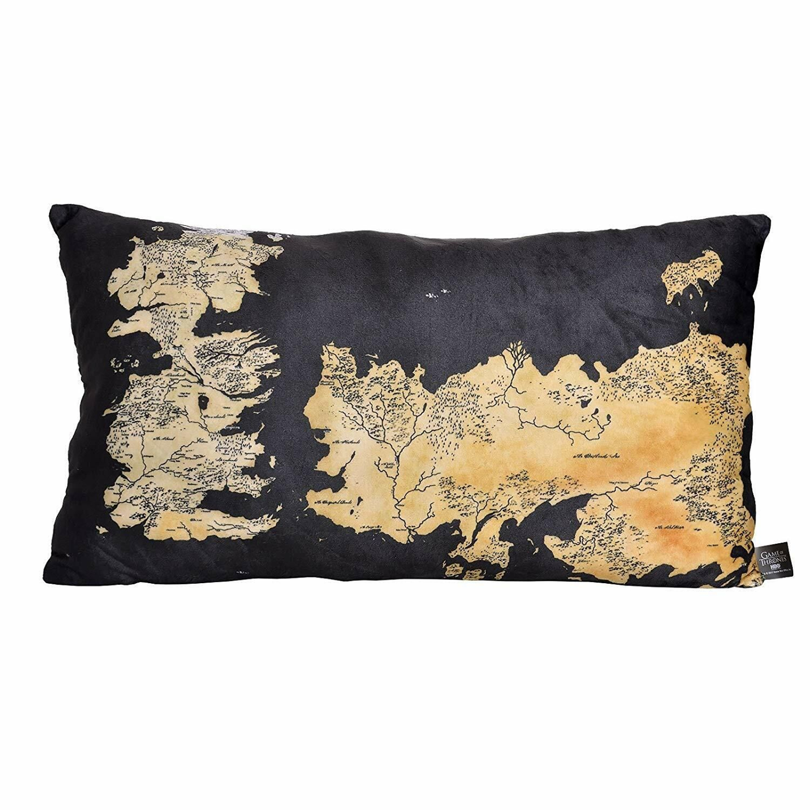 Cojín con el mapa de Poniente y Essos.