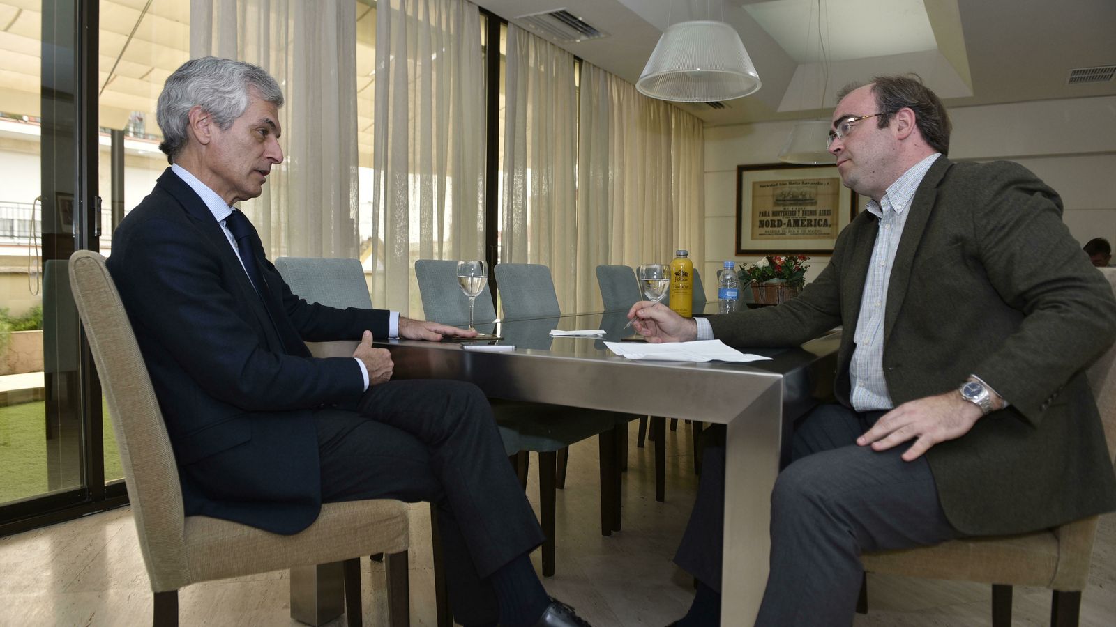 Suárez Illana durante la entrevista