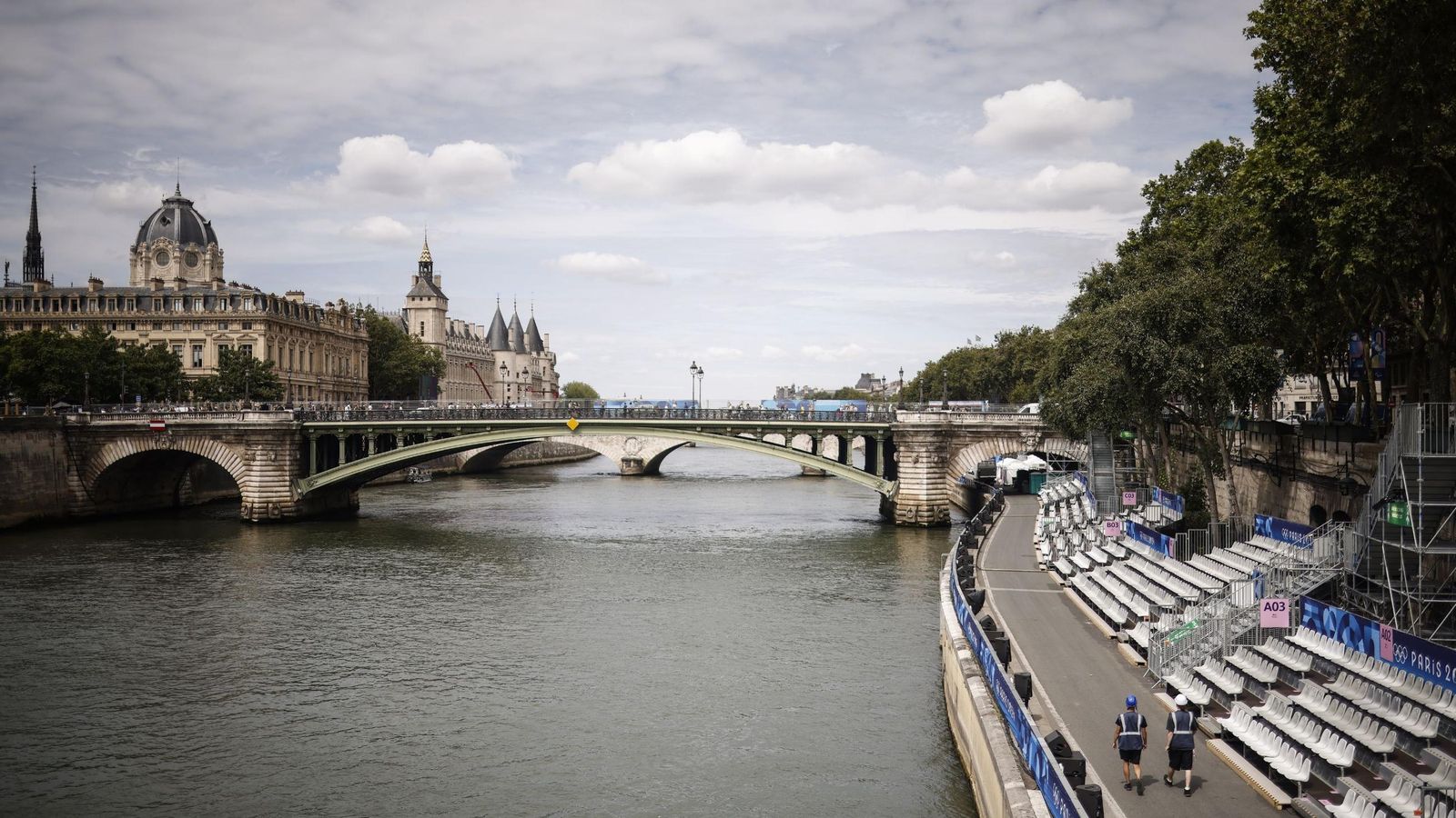 Imagen del río Sena, en París.