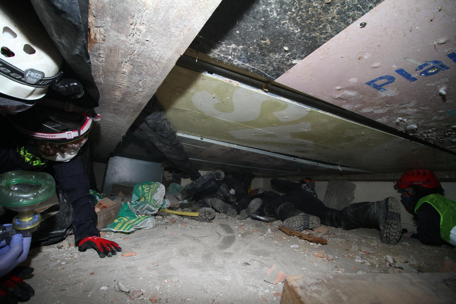 Imágenes del curso Asistencia Sanitaria en Catástrofes de Bomberos Unidos Sin Fronteras