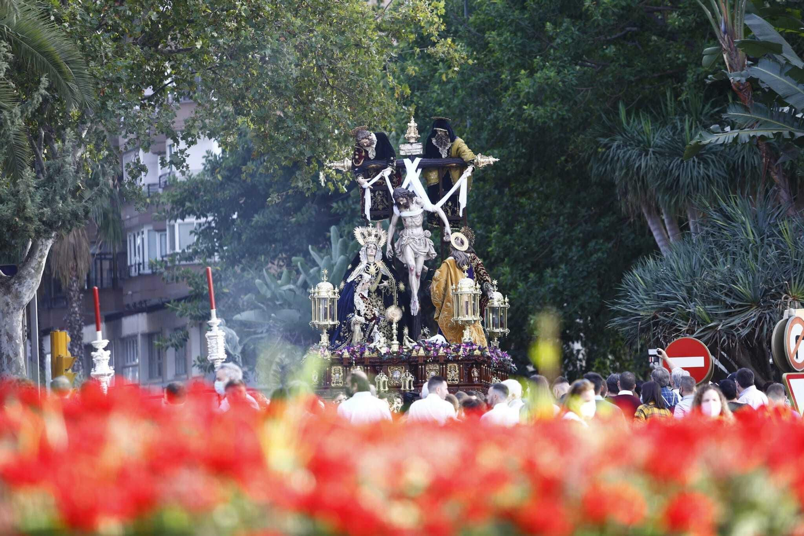 Las fotos del Sagrado Descendimiento en la procesión Magna de Málaga