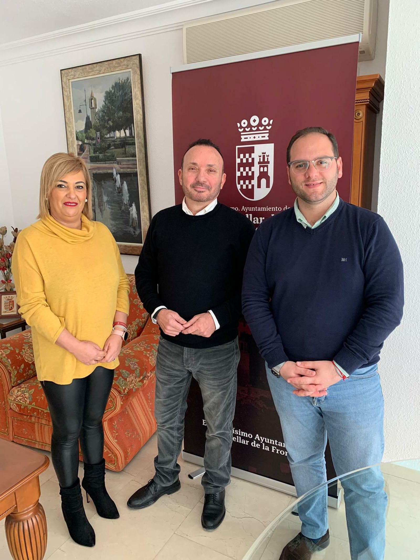 Victoria González, José Antonio Ledesma y Adrián Vaca.