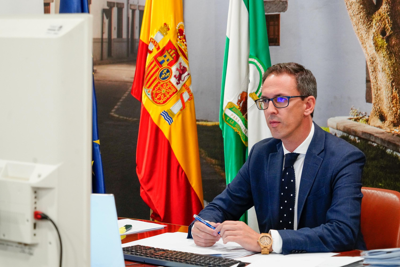 El alcalde de Pozoblanco, Santiago Cabello.