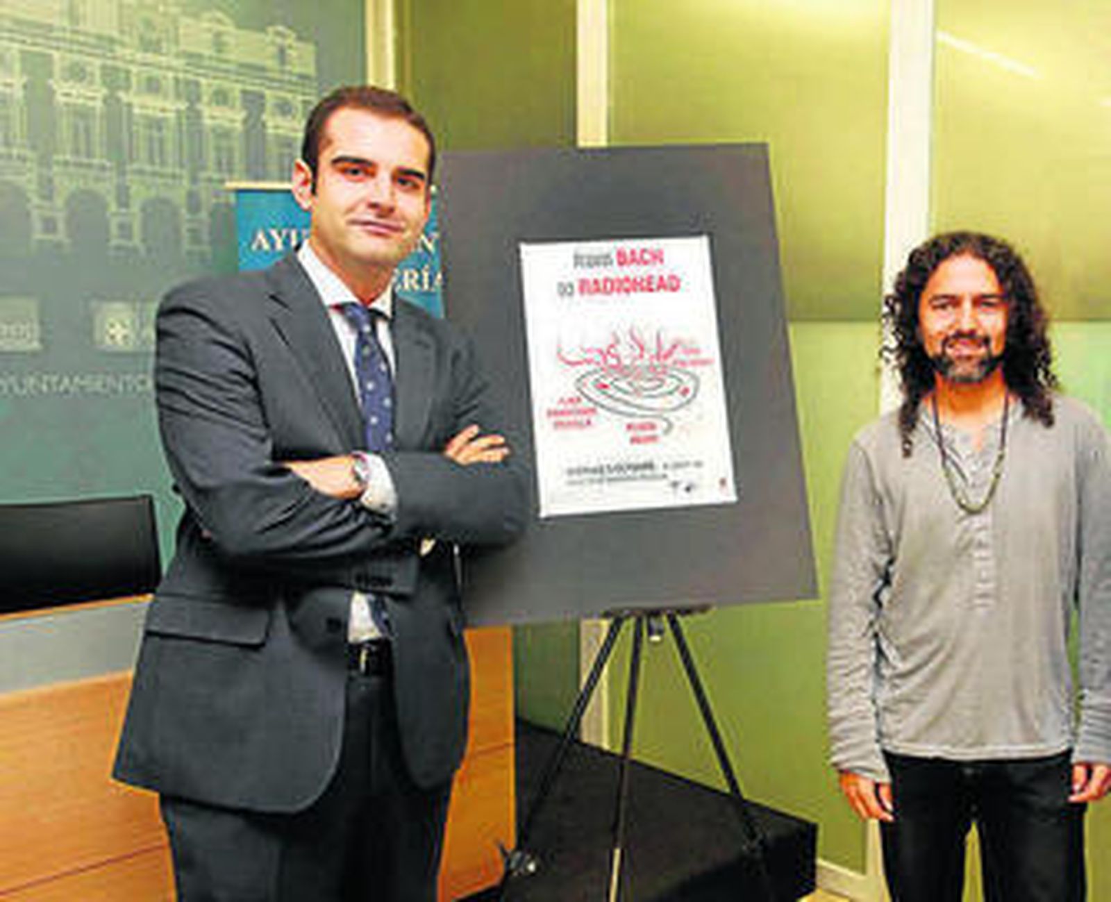 Ramón Fernández-Pacheco con Juan Francisco Padilla.