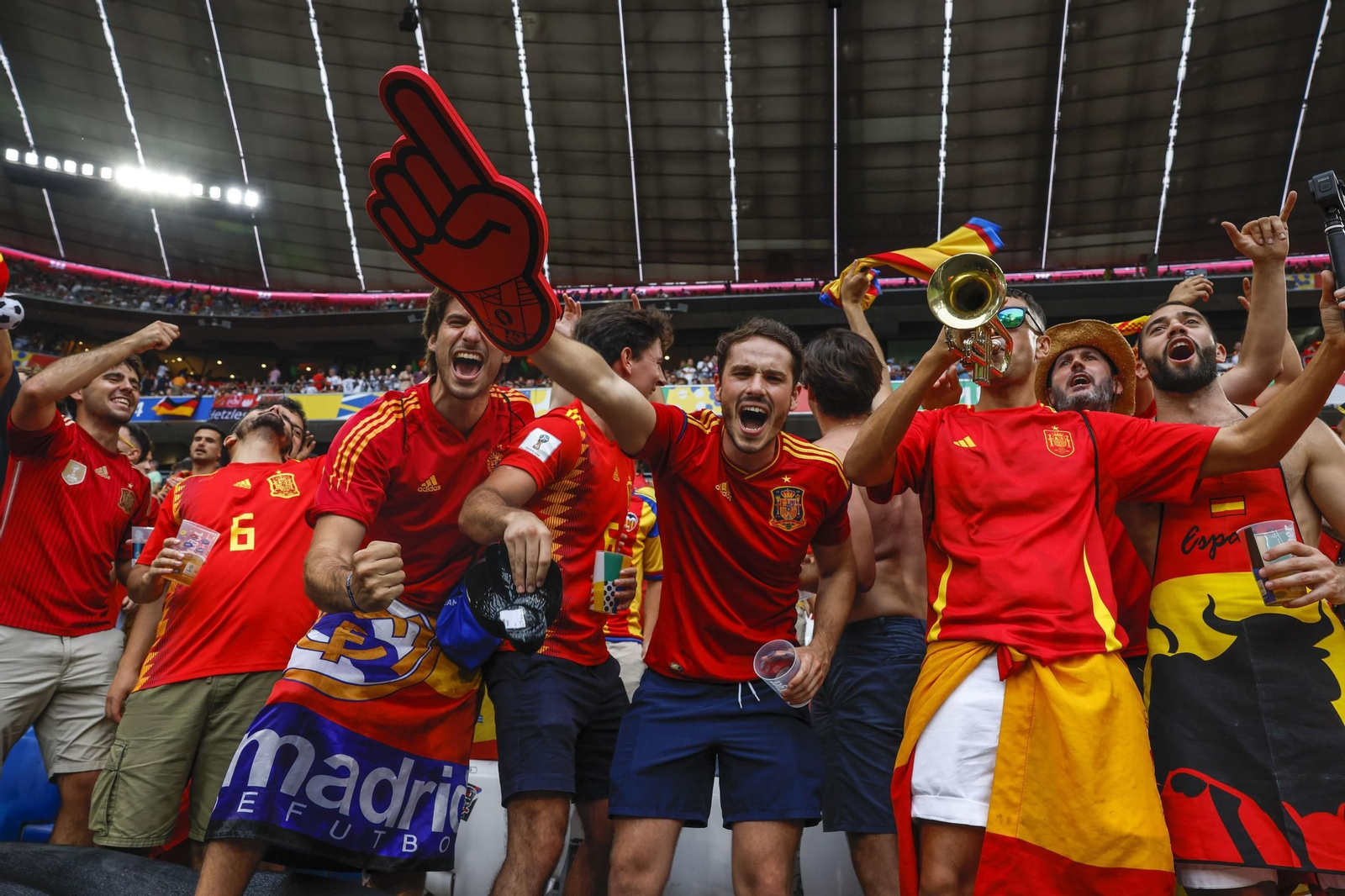 Las mejores imágenes del España - Francia