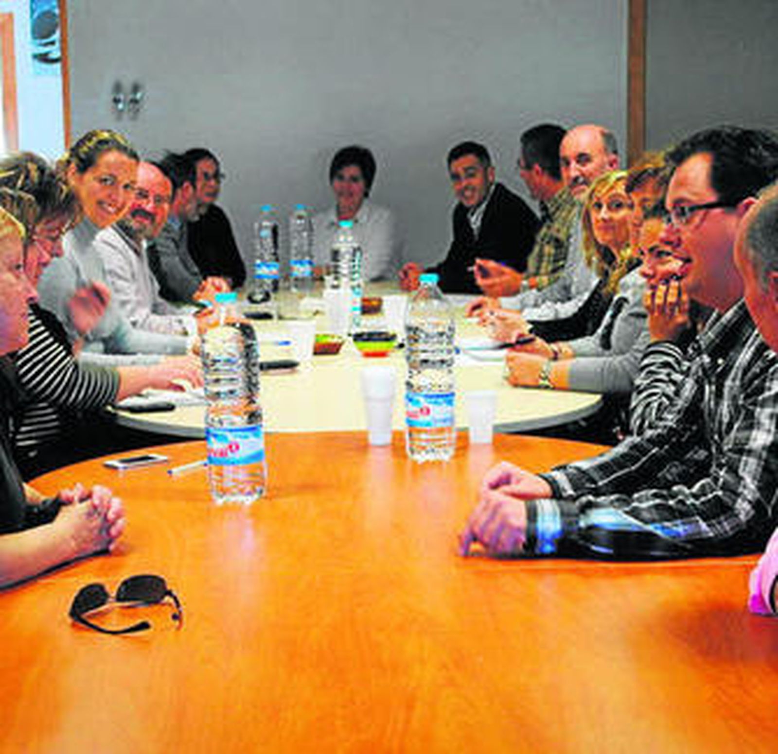 Almudena Valentín participó ayer en varias reuniones.