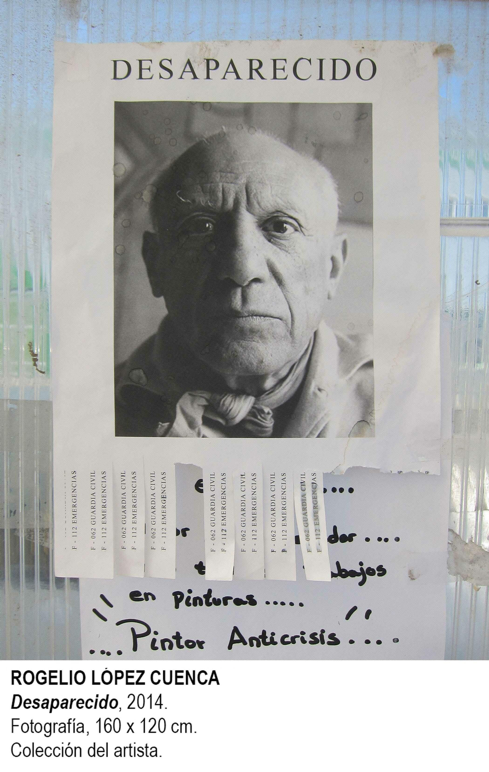 'Desaparecido' (2014), obra incluido en la muestra del Reina Sofía.