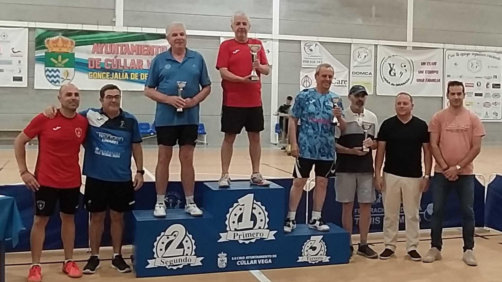 Eduardo Cáliz, segundo en el Top de Veteranos.