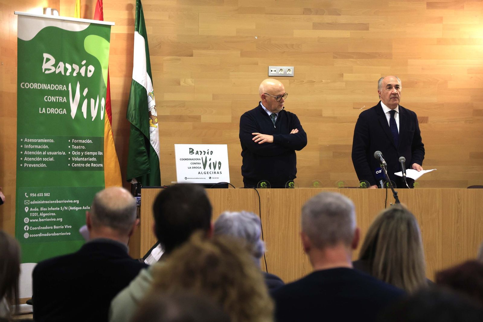 Fotos del acto por el 35 aniversario de la coordinadora Barrio Vivo de Algeciras