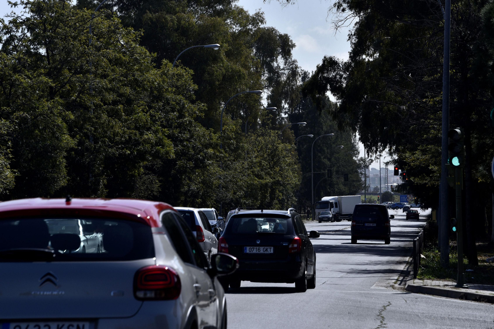 Estado que presenta actualmente el firme de la Avenida de la Paz.