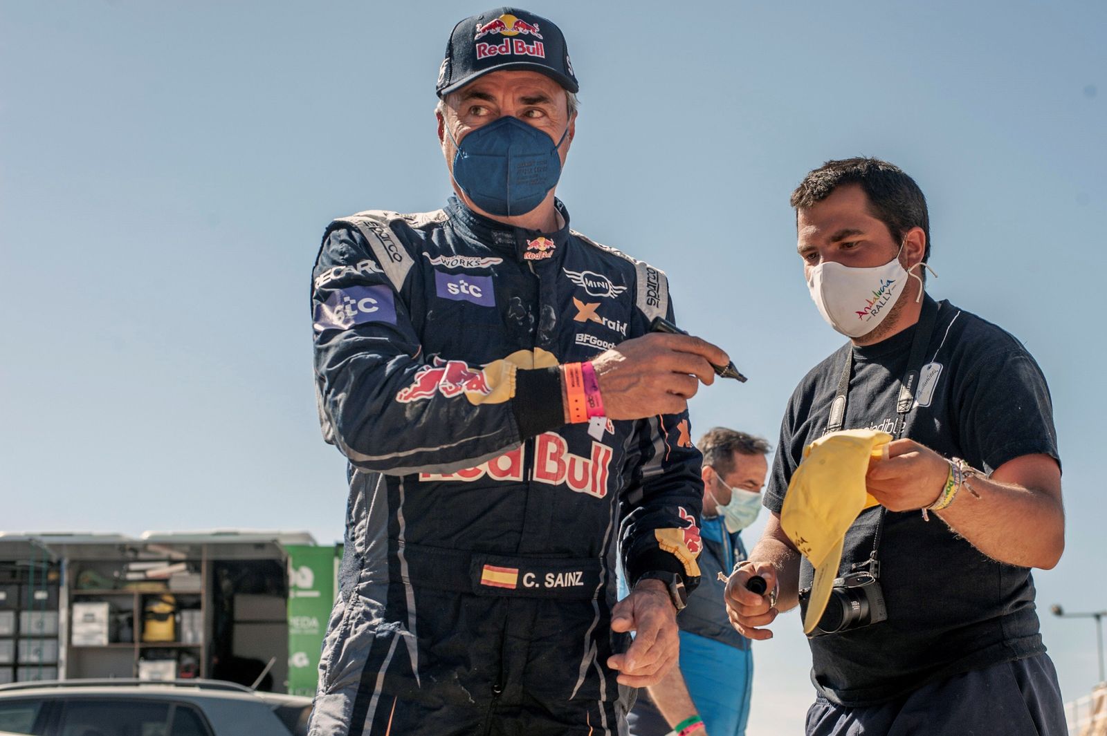 Los grandes del Dakar enseñan el paisaje rural de Andalucía