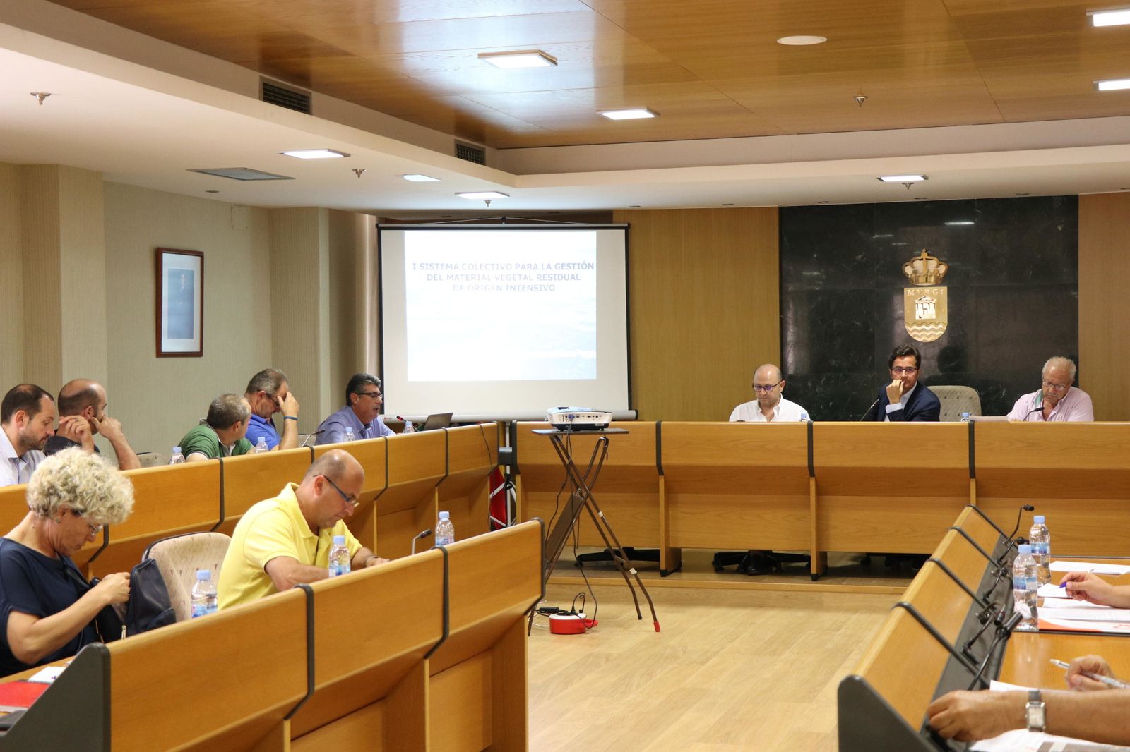 Reunión del Consejo Municipal Agrario de El Ejido.