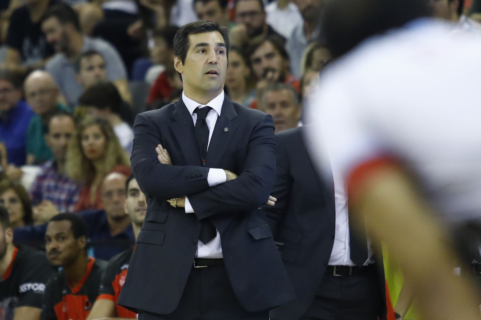 Pablo Pin, en un partido de esta campaña en el Palacio