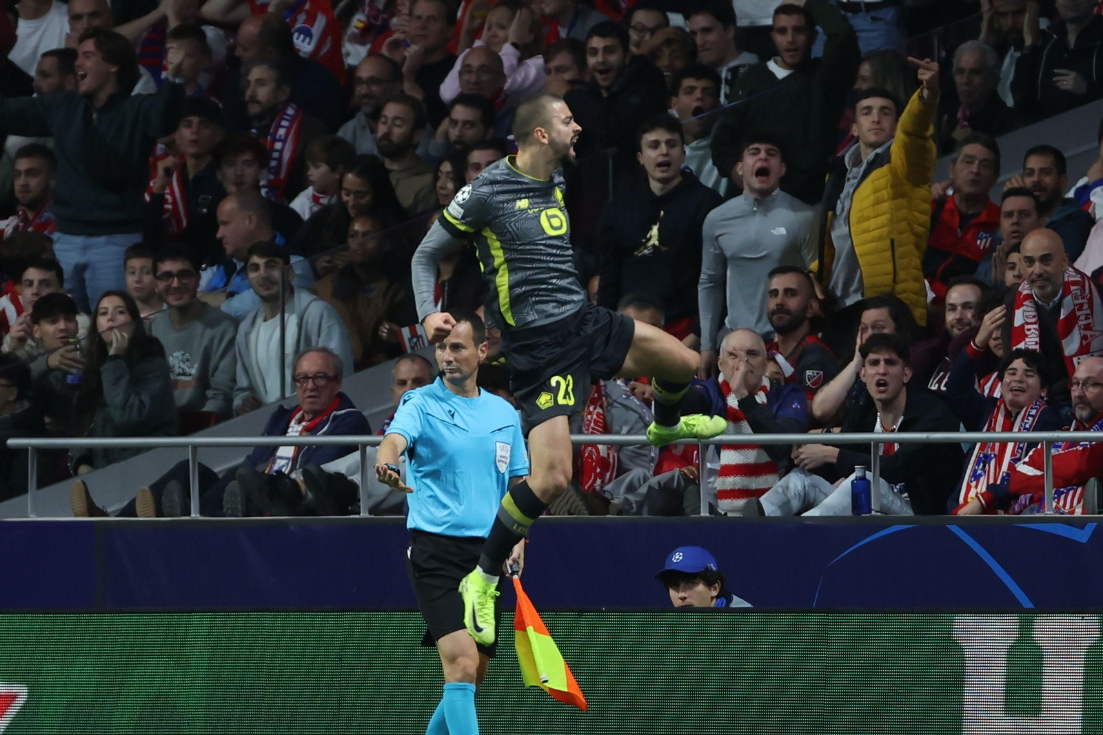 Las mejores imágenes del Atlético de Madrid en su duelo contra el Lille