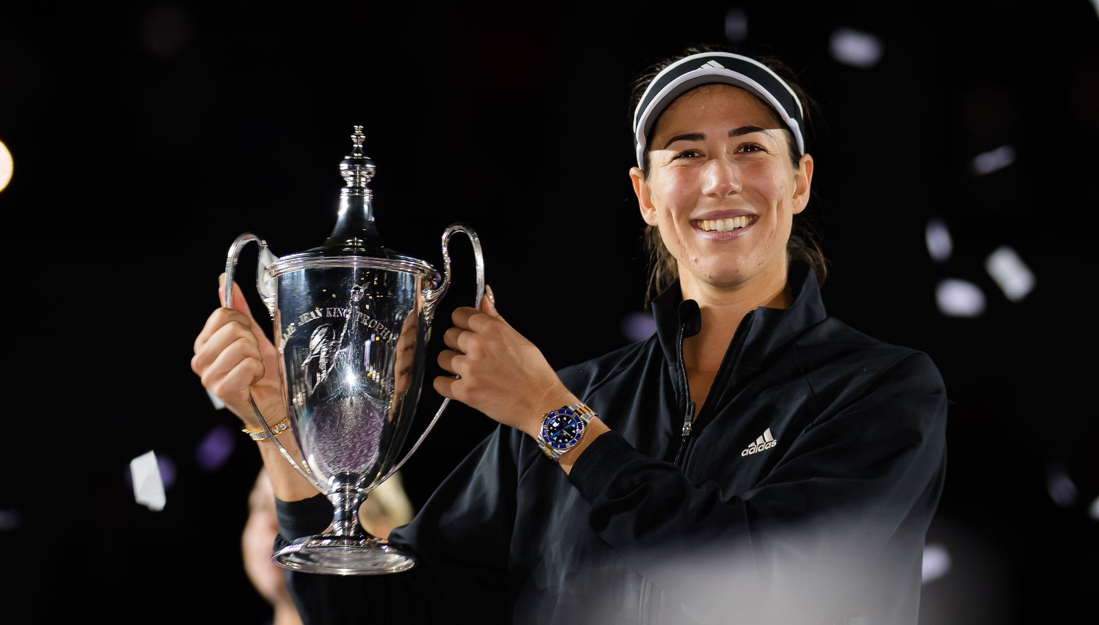 La celebración de Muguruza como 'maestra' del tenis
