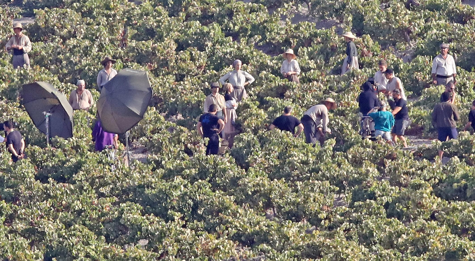 Imágenes de los días de rodaje en Jerez de la serie 'La Templanza'