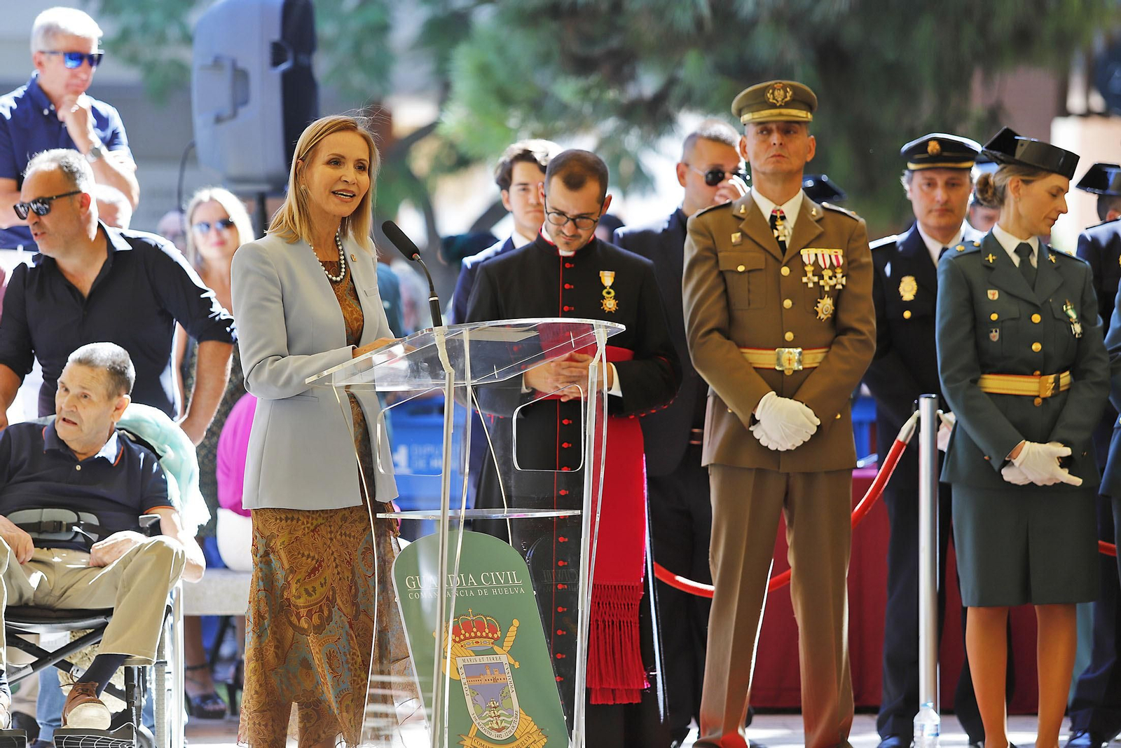 Imágenes de los actos de la Guardia Civil  en Huelva 12 de octubre, Día del Pilar
