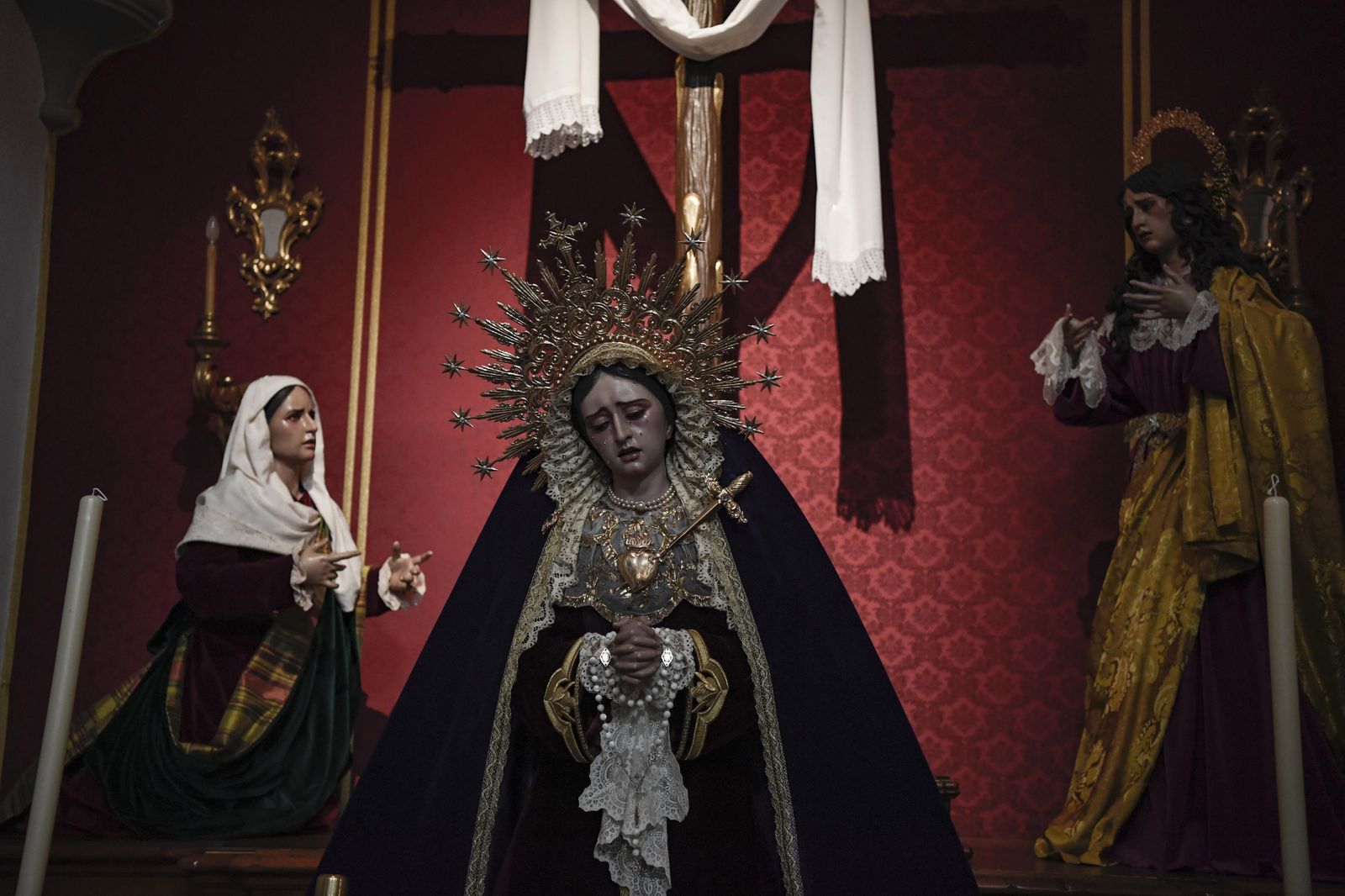 Fotos: el Zaidín visita a la hermandad el Trabajo en el Corpus Christi