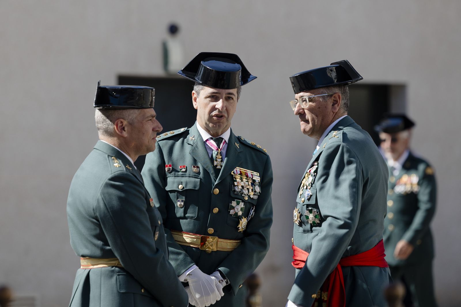 Toma de posesión del coronel Luis Martín Velasco como jefe de la Comandancia de la Guardia Civil  de Cádiz