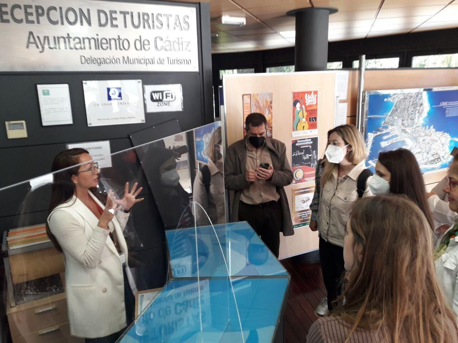 Una de las visitas realizadas.