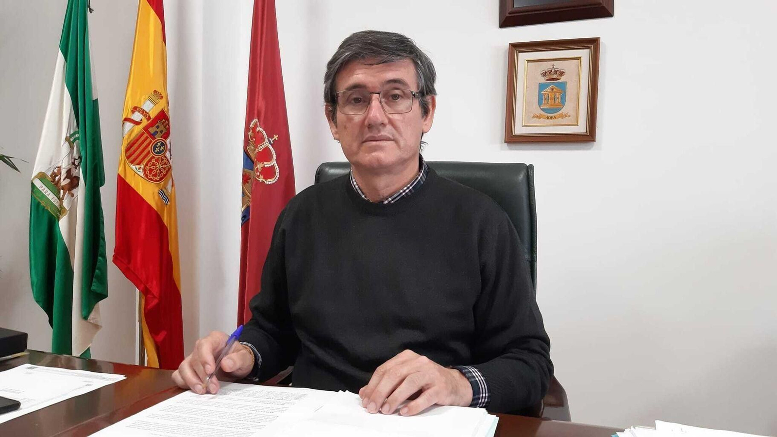 Manuel Cortés, alcalde de Adra.