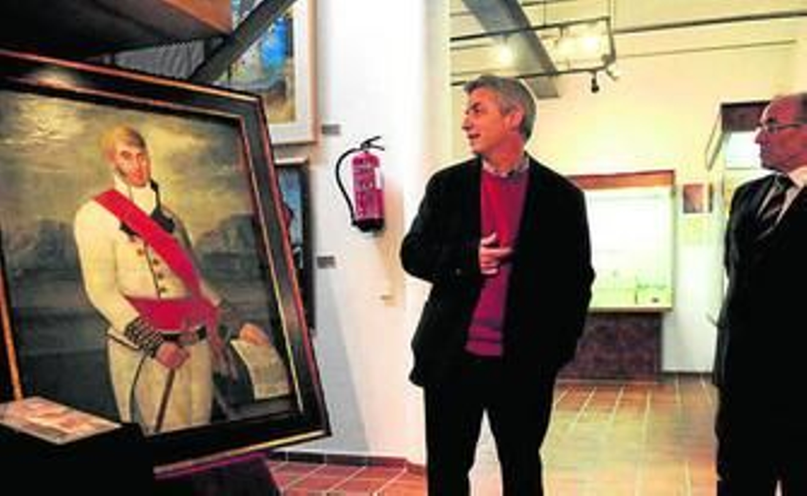 Imagen de la celebración del acto la Pieza del Mes, ayer.