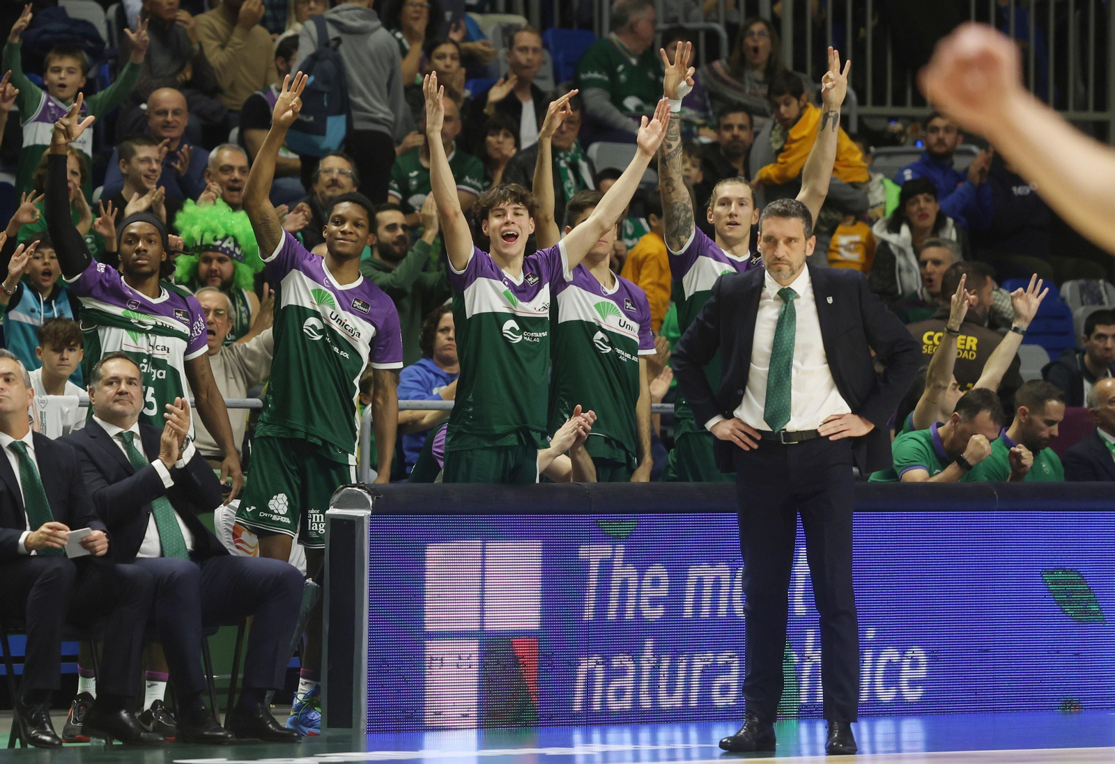 El Unicaja - Bilbao Basket, en fotos