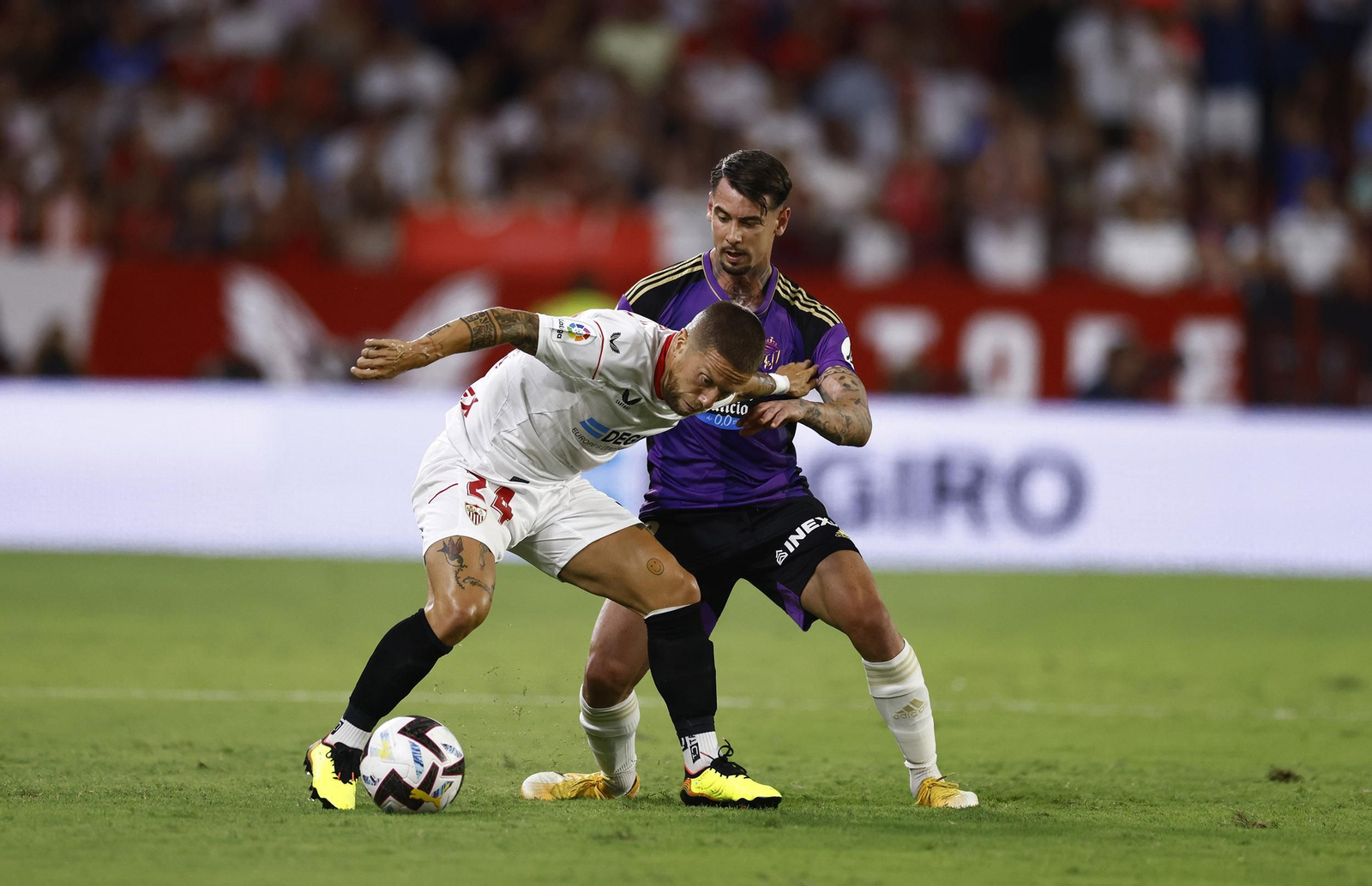 Las imágenes del Sevilla-Valladolid
