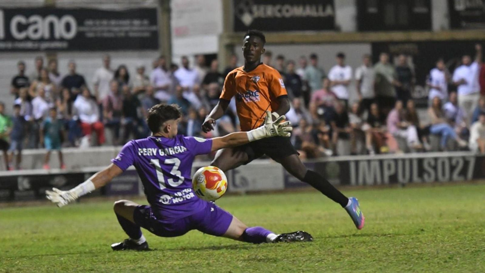 Diawara marca para el Pozoblanco en el partido ante el Ceuta B.