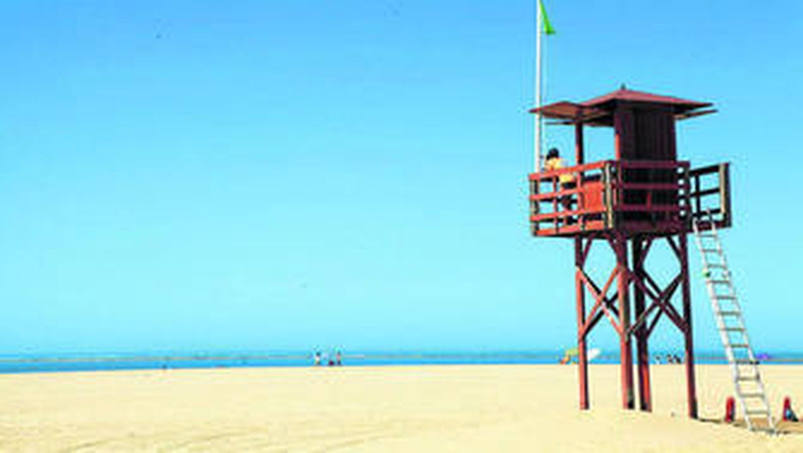 Puesto de socorrista en Isla Canela.